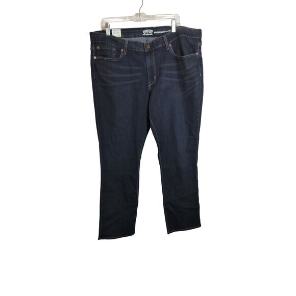 4386) Levi's Signature Modern Straight Simply Stretch Plus Denim Jeans 22W Med - Picture 1 of 5